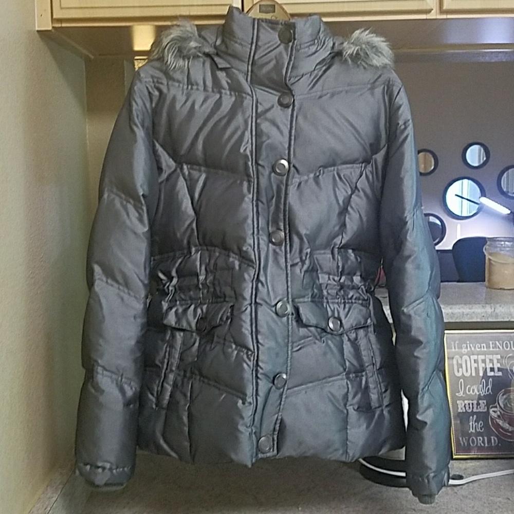 Metallic Silver Jacket