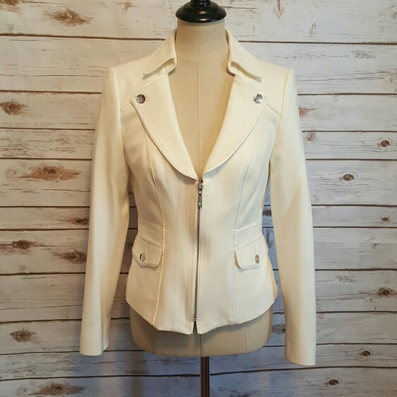 White House Black Market Jackets & Blazers - White House/Black Market creamy white blazer