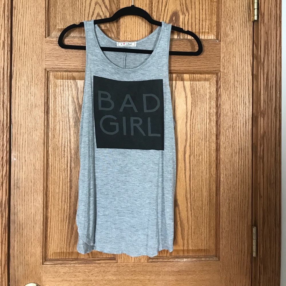 Gray tank top