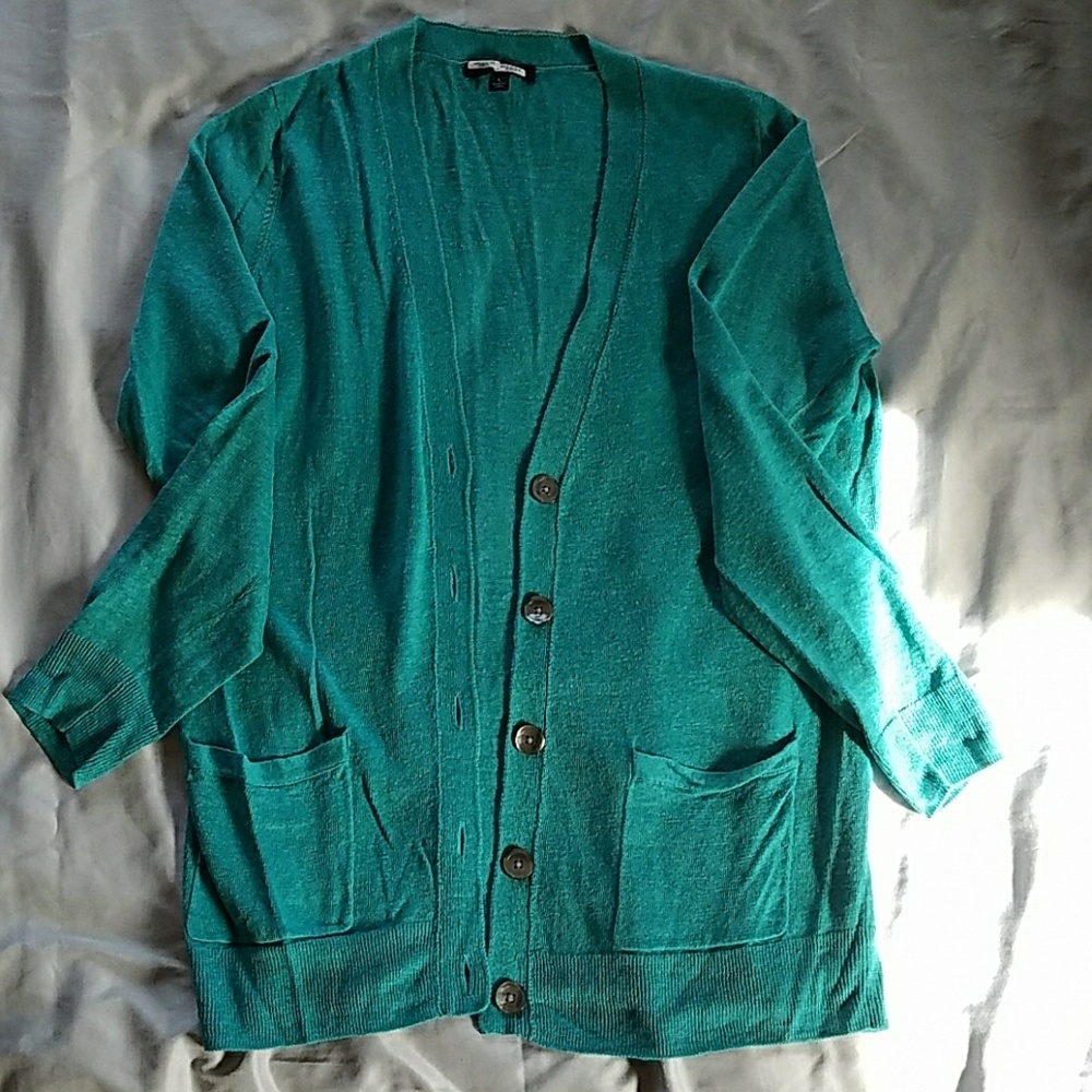 Ann Taylor Dark Teal Cardigan