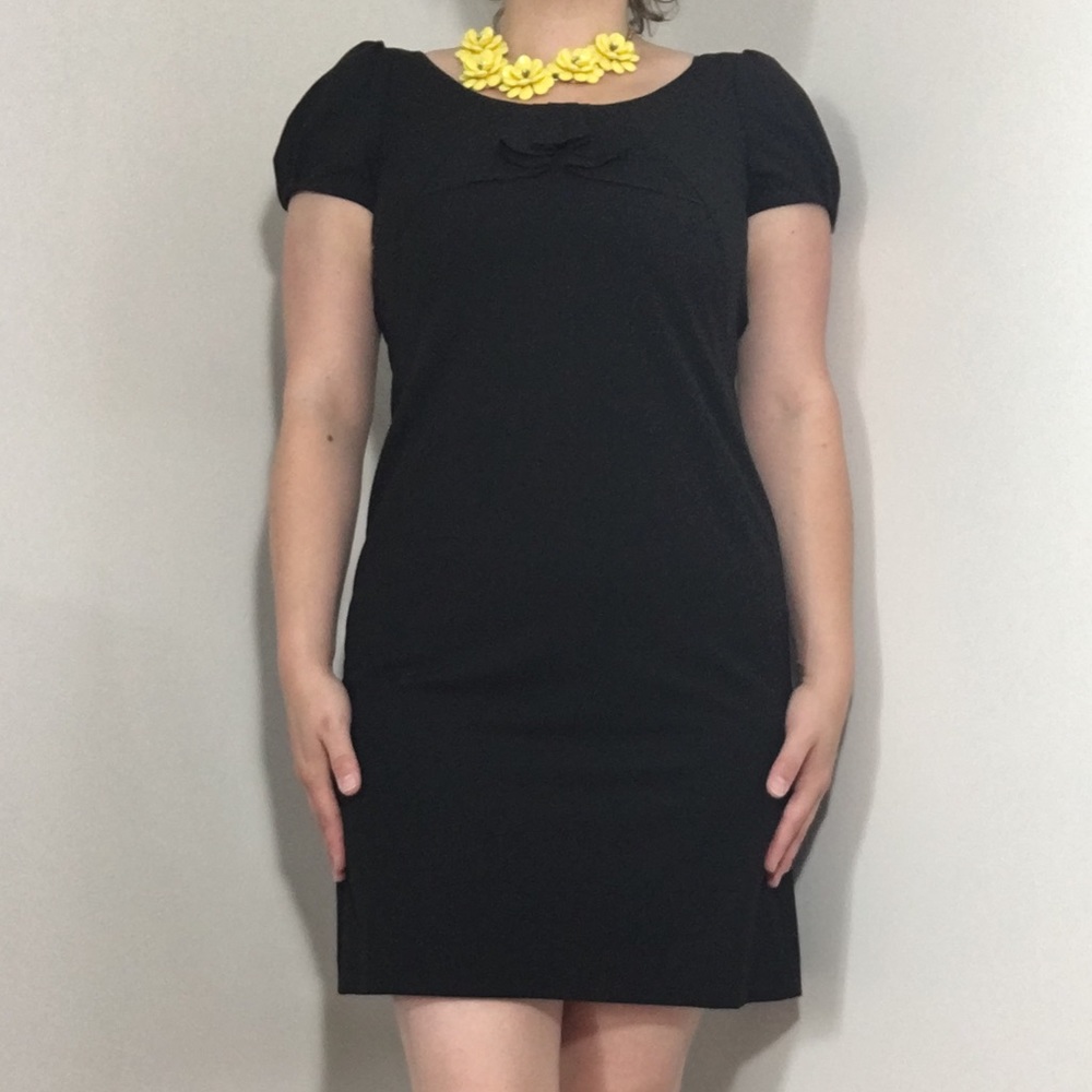 Ann Taylor LOFT Black Shift Dress