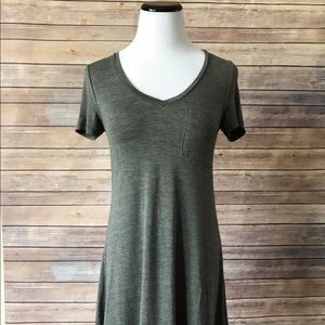 Lulu's grey t-shirt dress XS