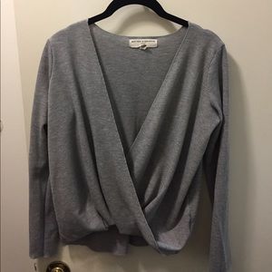 Grey surplus top