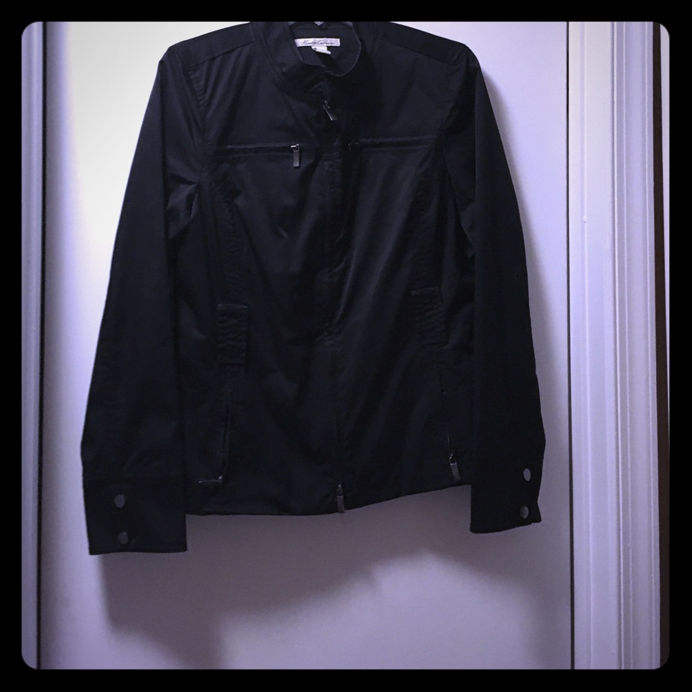 Black bomber type jacket