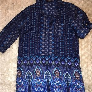 Print shirt dress 👗