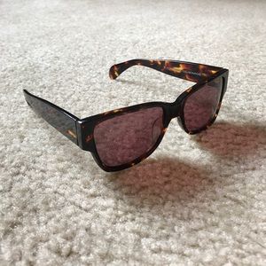The Row Tortoise Shell Wayfarer Style Sunglasses