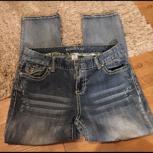 Maurices denim capris sz 14