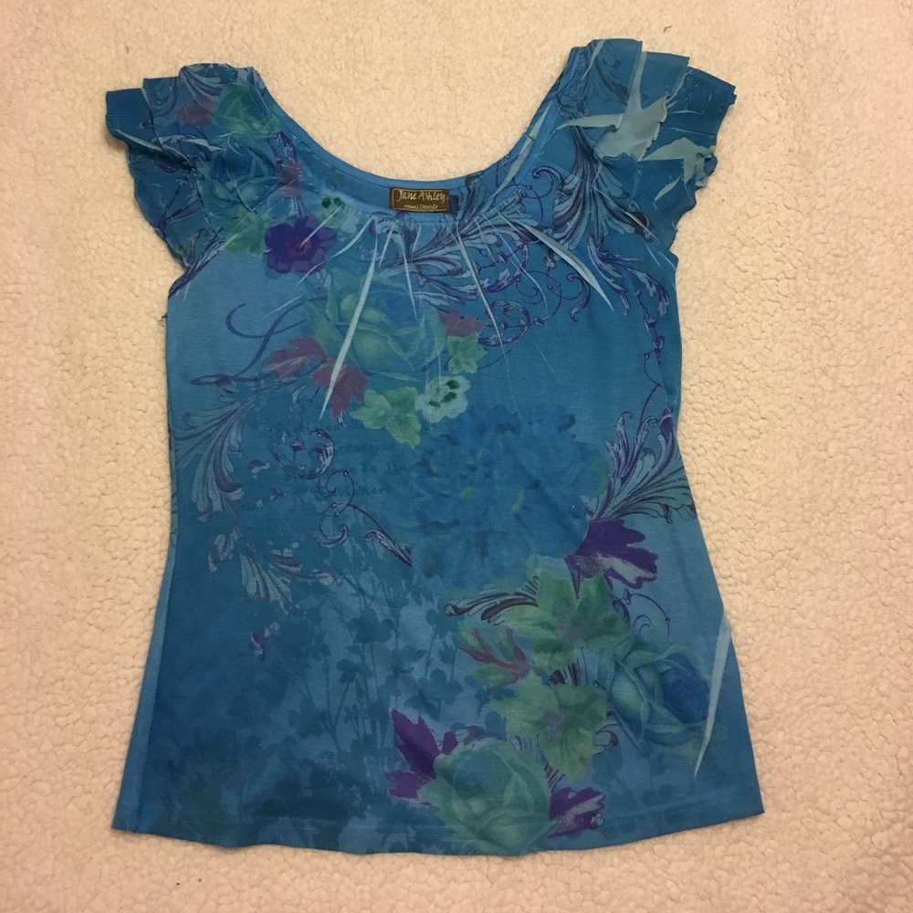 Jane Ashley Floral summer top