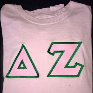 Delta Zeta Block Letters Tee