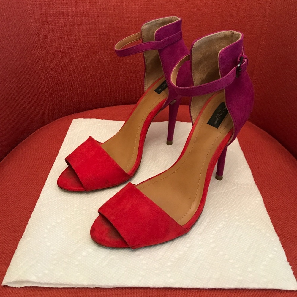 Zara Colorblock Heels