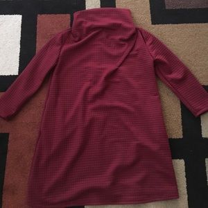 Quilted tunic dress.