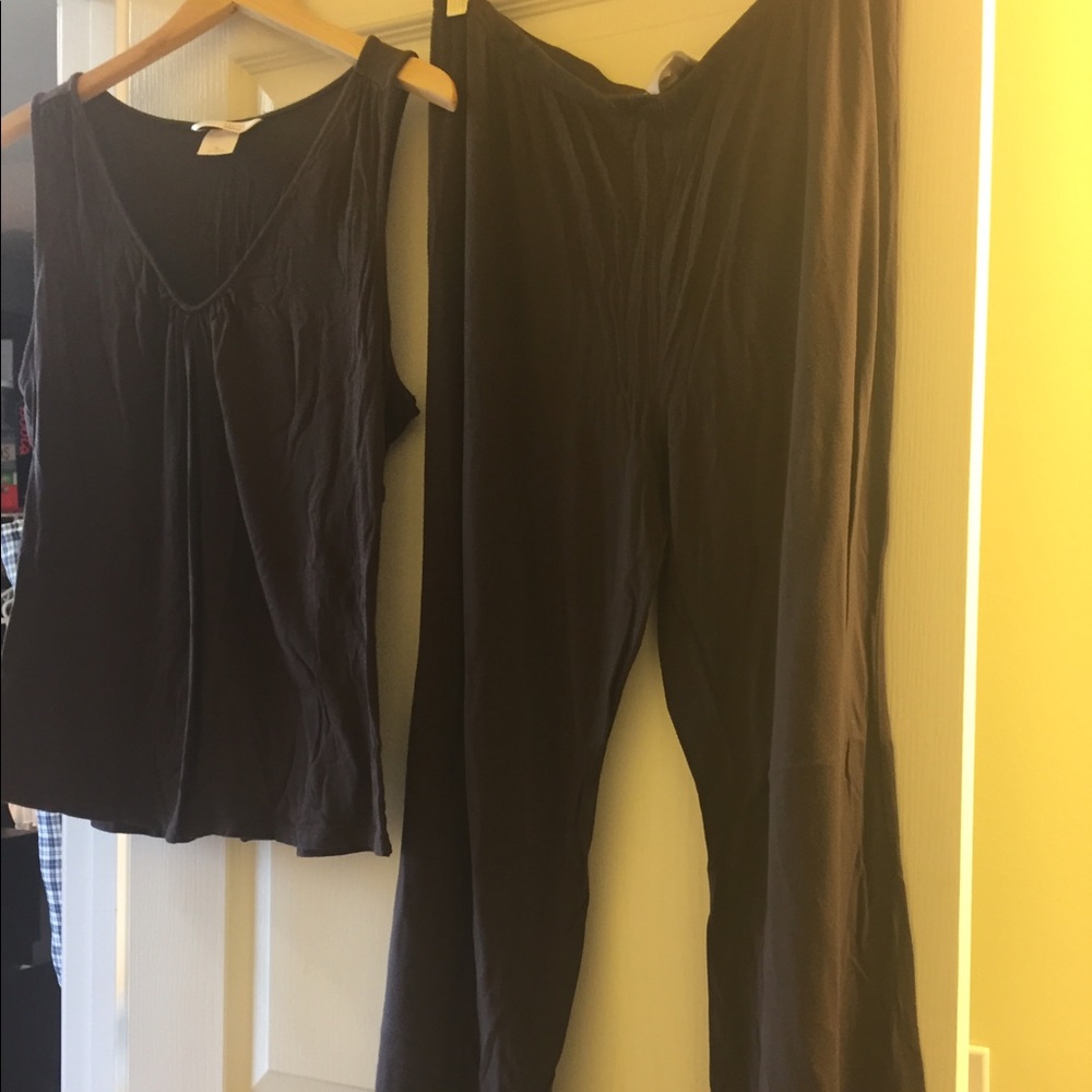 LAST 24 HRS! comfy stretchy brown pjloungewear set