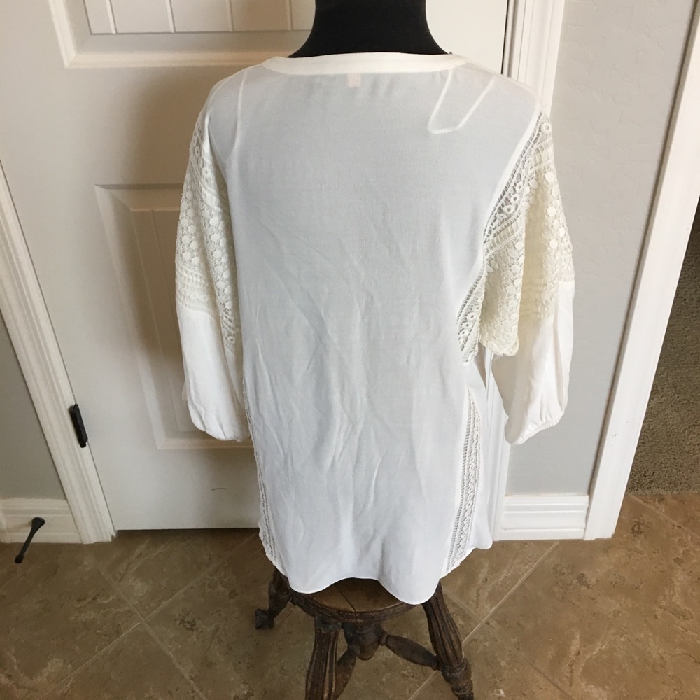 Boho White blouse - Picture 2 of 4