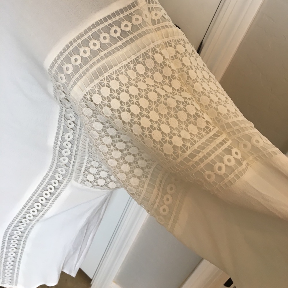Boho White blouse - Picture 3 of 4