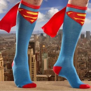 Superman Socks w/Capes