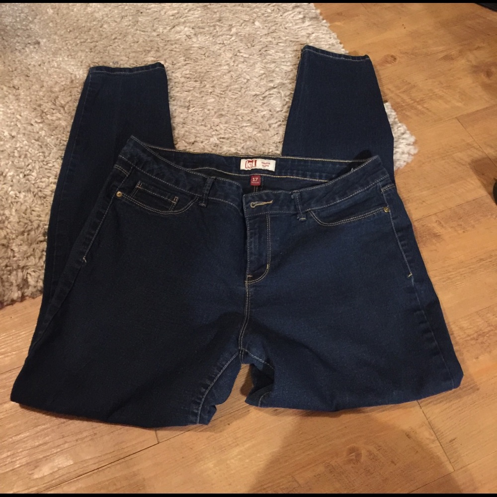 LEI skinny jeans size 17