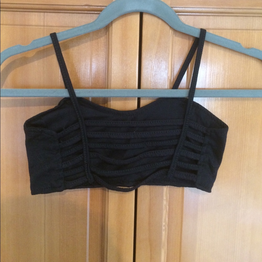 Caged back bralette