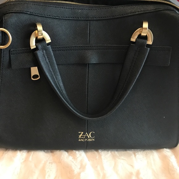 ZAC by Zac Posen black bag. - Picture 3 of 8