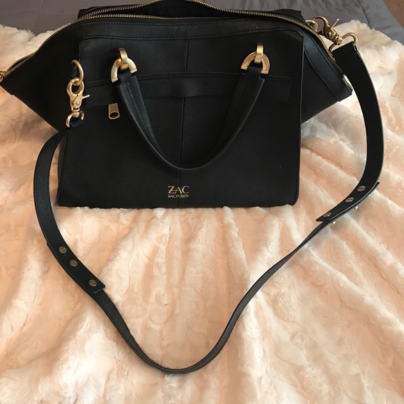 ZAC by Zac Posen black bag. - Picture 4 of 8