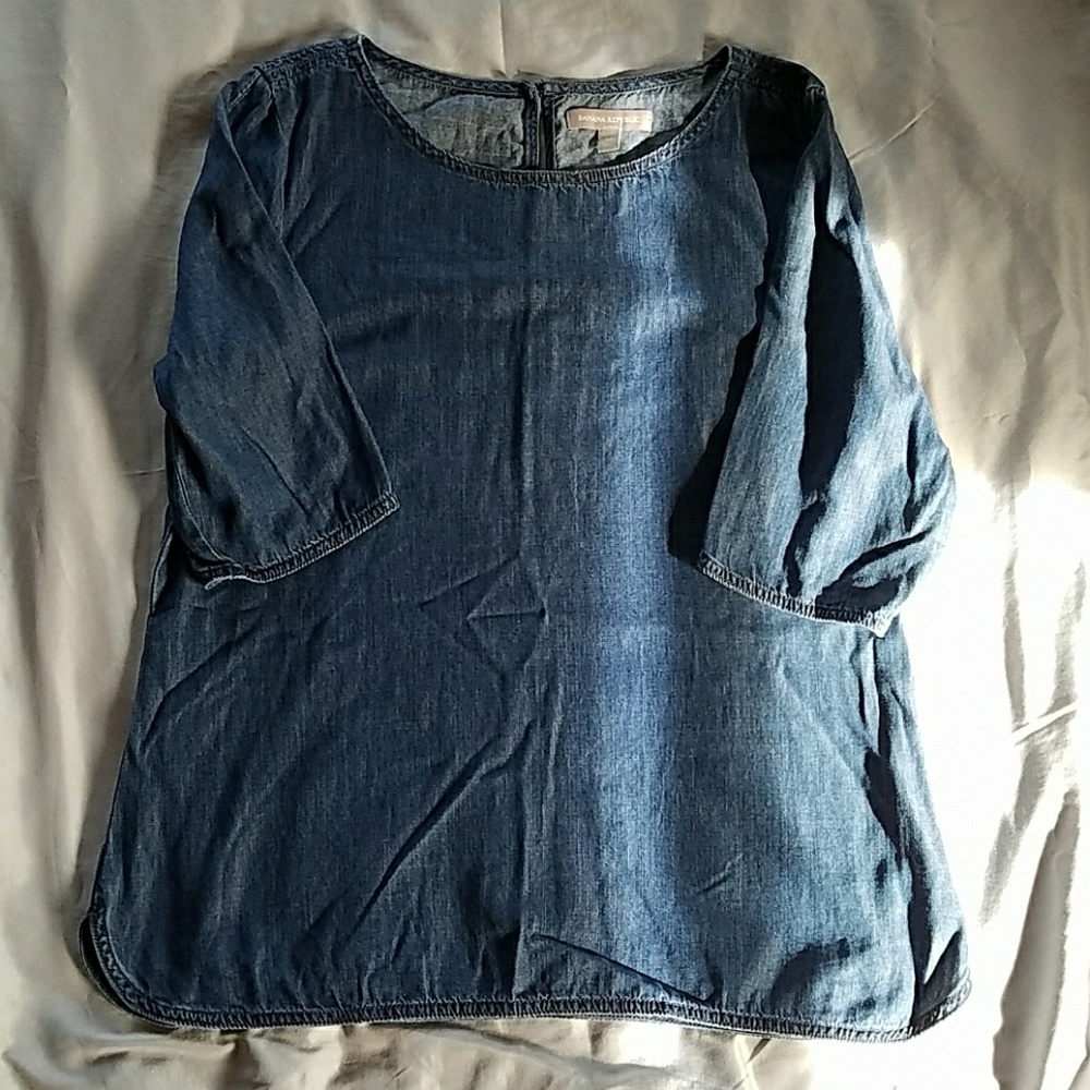 Banana Republic Chambray Blouse