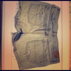 American Eagle ripped shorts