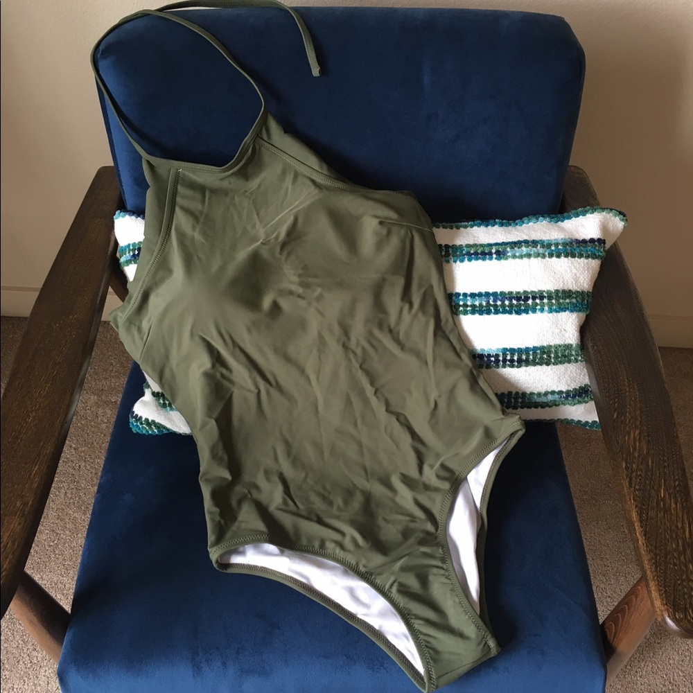 NWT!! Olive Green Swim Suit size small.