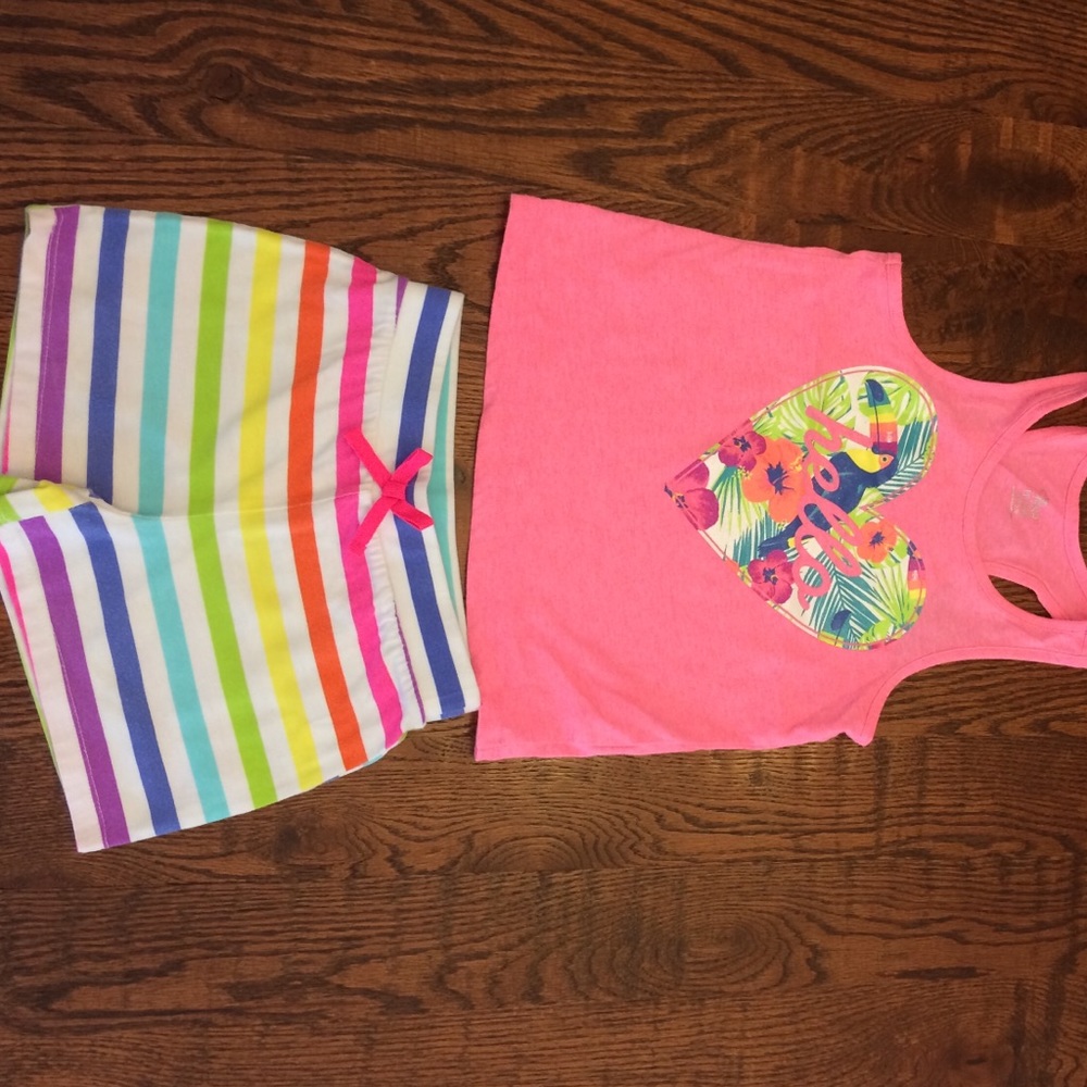 Girls Tank/Short Set Size 5/6