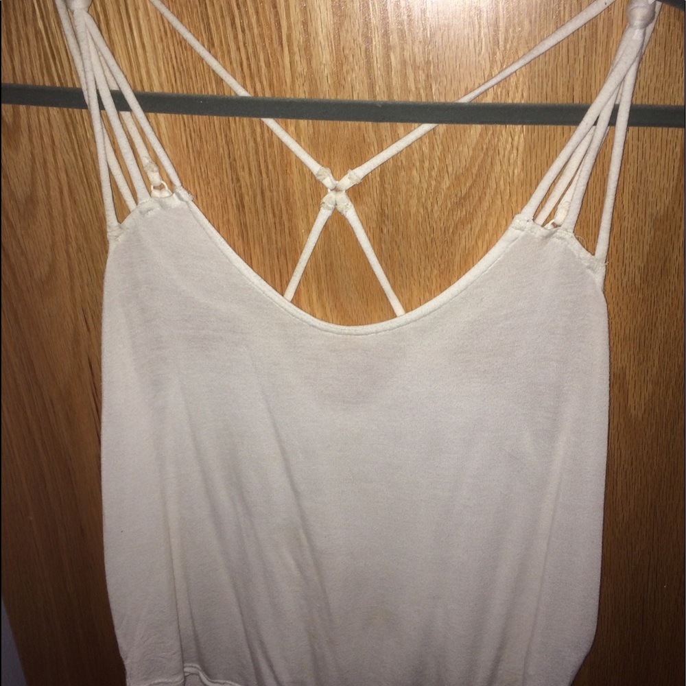 White tank top