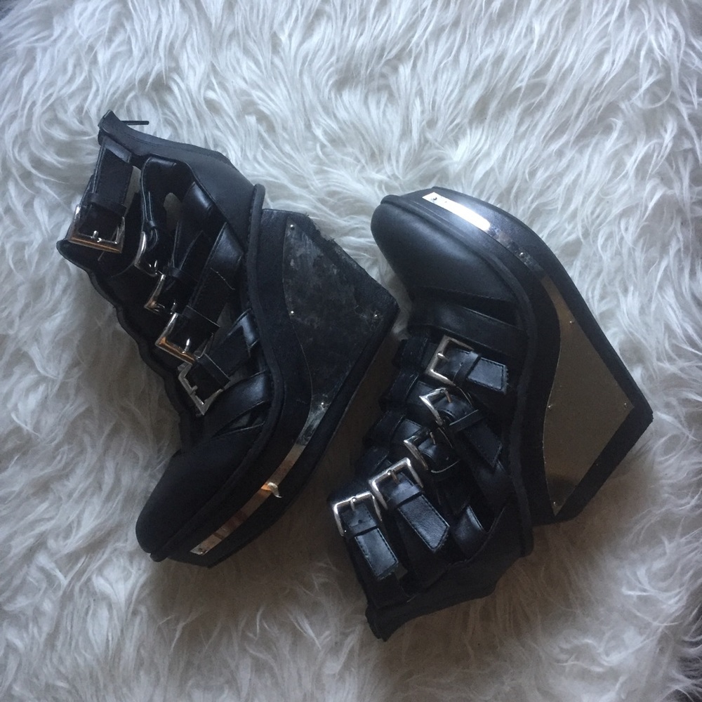 Jeffrey Campbell 'Clinic' Mirror Wedges