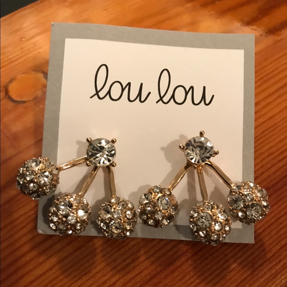 Lou Lou new zerconia pierced earrings