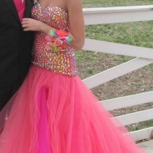 Pink Sherri Hill Prom dress