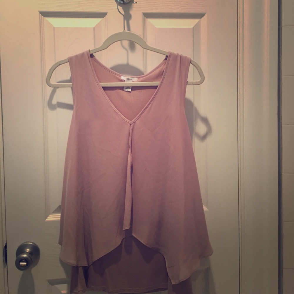 Bar lll pink flowy top