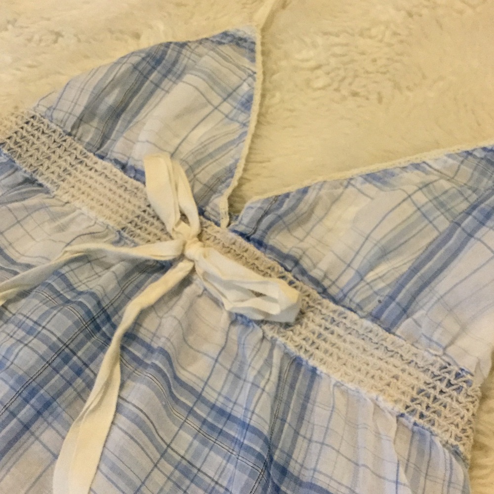 Abercrombie Kids Girls Flowy PlaidTank - Picture 2 of 5