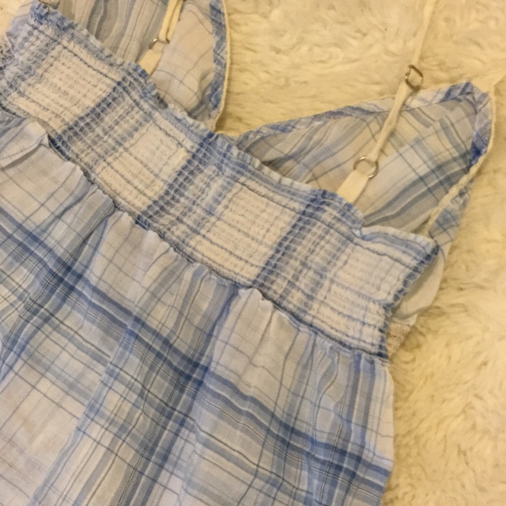 Abercrombie Kids Girls Flowy PlaidTank - Picture 5 of 5