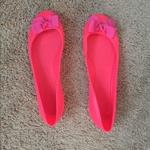 J.Crew Hot Pink Flats