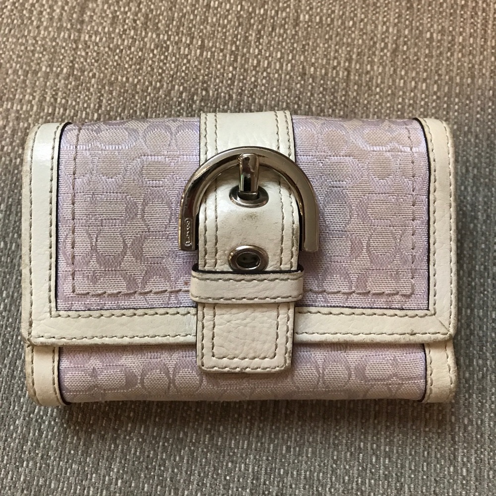 Lavender Coach Wallet