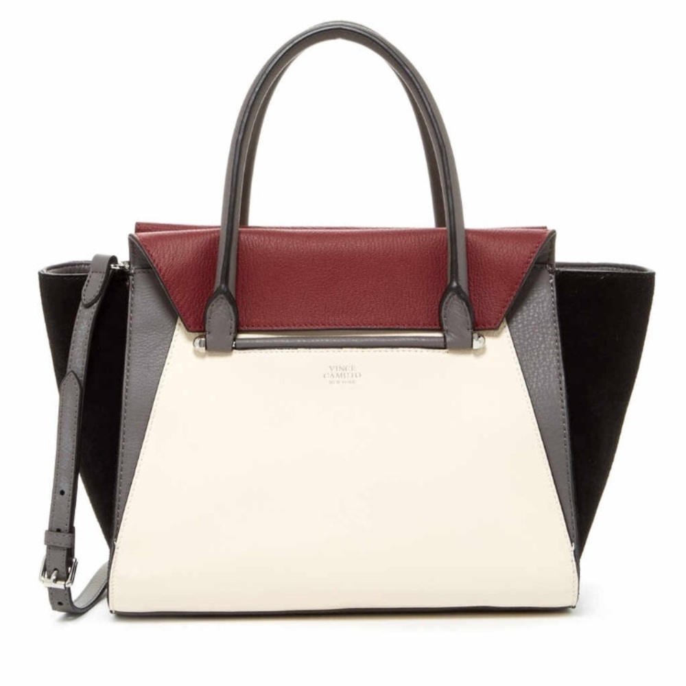 Vince Camino Addy color-block leather satchel