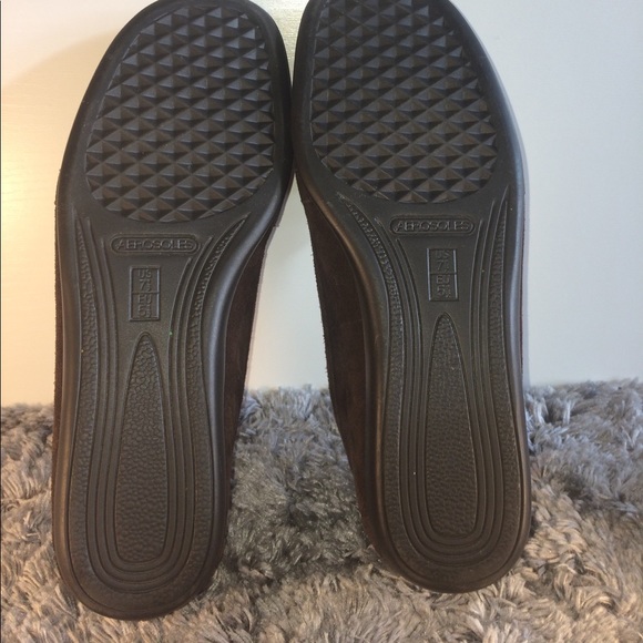 Chocolate brown suede loafers - Picture 4 of 4