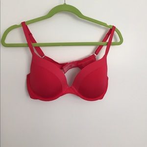 Pink VS push up bra