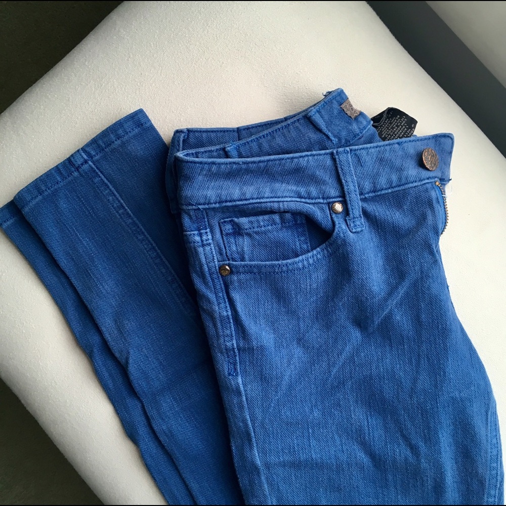 Skinny Blue Jeans
