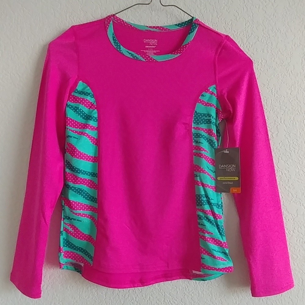 DANSKIN NOW kids performance semi-fitted tee