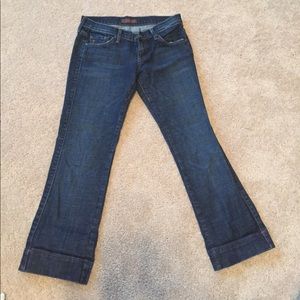 VGUC Dry Aged Denim size 25 capris