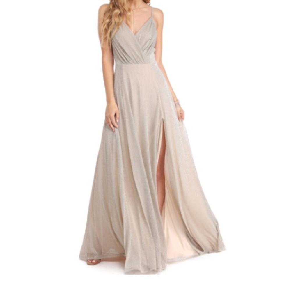 Kristin Gray Shimmer Prom Dress