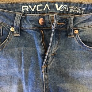 RVCA Distressed Skinny Jeans - Size 26