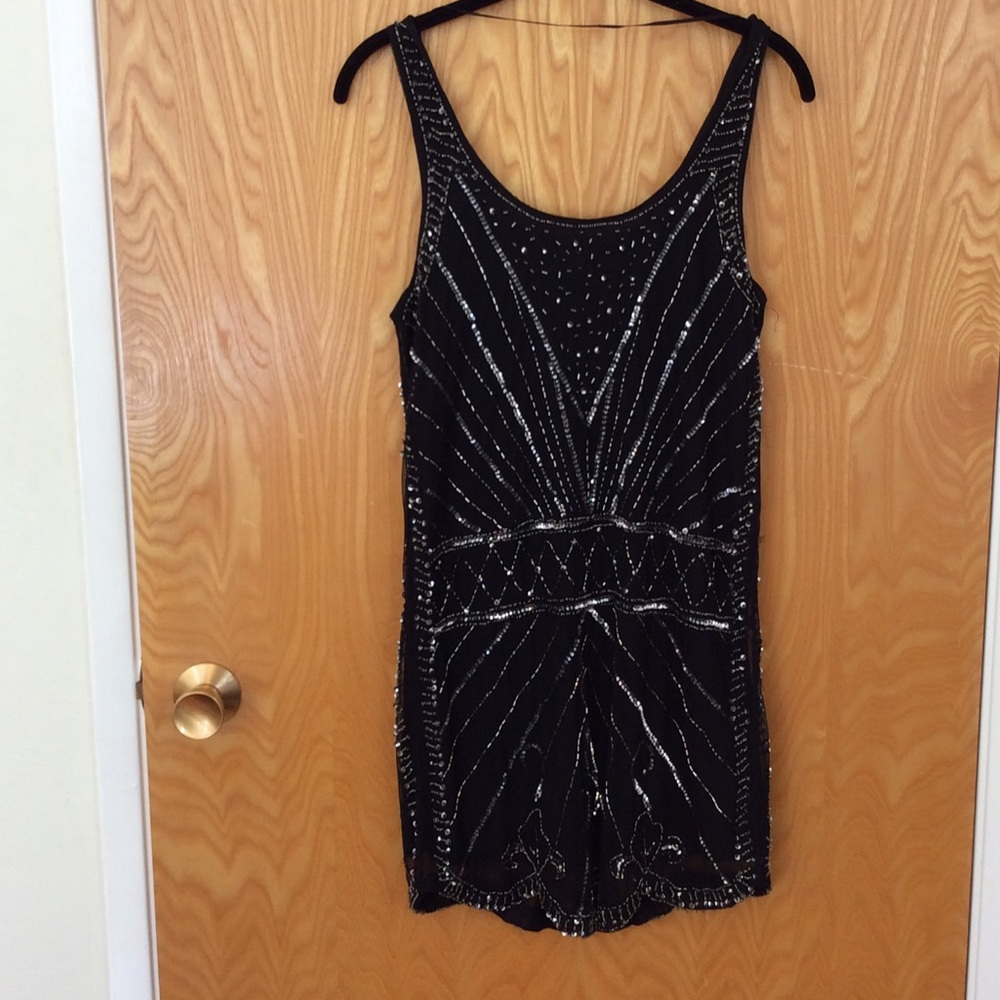 Pull&Bear Black mini sequin dress