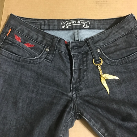 Denim Robin's Jeans w| Red wing - Picture 2 of 3