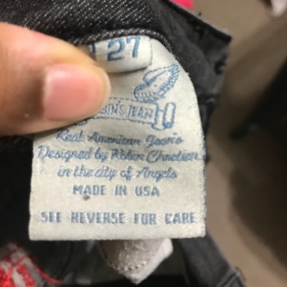 Denim Robin's Jeans w| Red wing - Picture 3 of 3