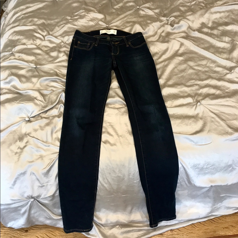 Dark blue jeans