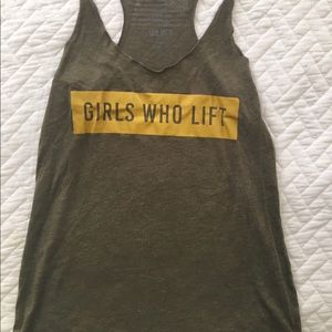 "Girls Who Lift" Tank