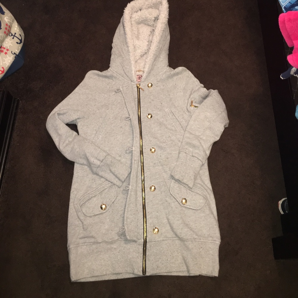 Button up hoodie